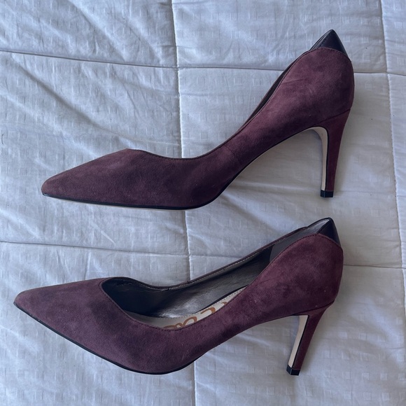 Sam Edelman Orella Suede Leather Pointed Toe Pump 7.5 - Picture 7 of 14